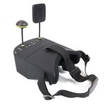 LS-800D DVR 5-Zoll-abnehmbare Drohne 5.8G Diversity Video Brille Headset Eingebautes Drohnen zubehör